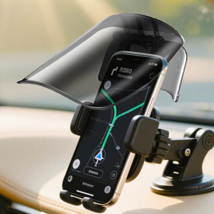 Anti-Reflection Adjustable Sun Hat Style Phone Holder Sunshade, Sun Hat Style
