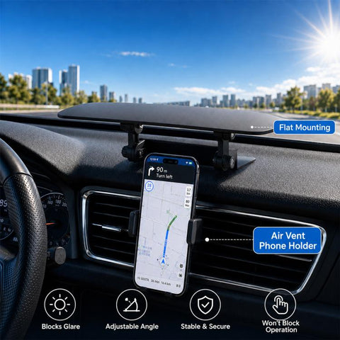 Car Center Consoles Multi-angle Adjustable Anti-Reflection Sunshade, Center Consoles