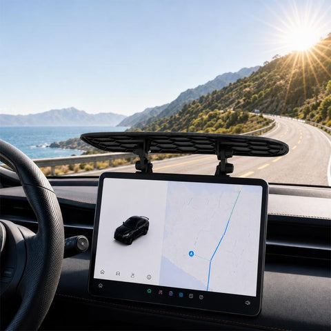 Car Center Consoles Multi-angle Adjustable Anti-Reflection Sunshade, Center Consoles