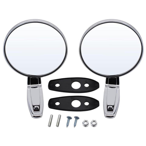 SF-QC-003 1 Pair Vintage Car Front Rearview Mirror