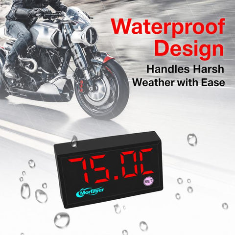 5-in-1 Motorcycle / Electric Bike Multifunctional Vehicle Speedometer with GPS Module, Air Temperature Version, Water Temperature Version
