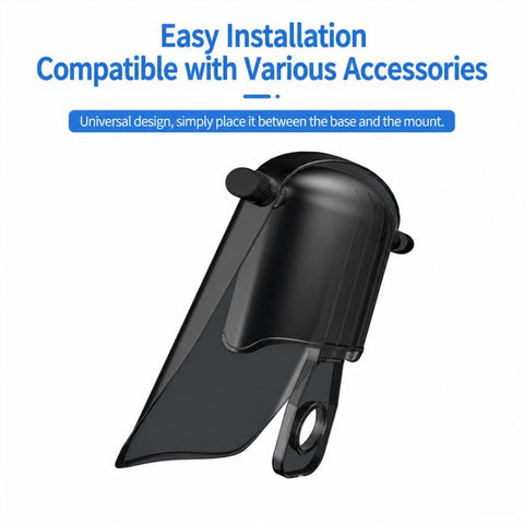 Motorcycle / Bike Navigation Phone Holder with Sunshade, Handlebar, Rearview Mirror, Drawstring