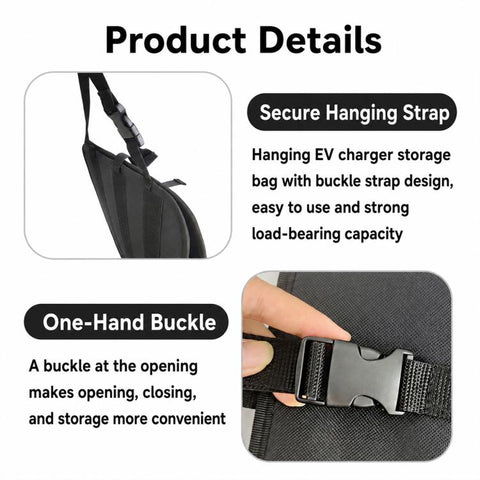 Portable Hanging Storage Bag For New Energy Charging Gun