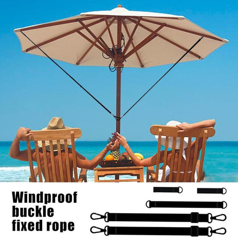 Outdoor Sun Umbrella Windproof Buckle Fixing Rope