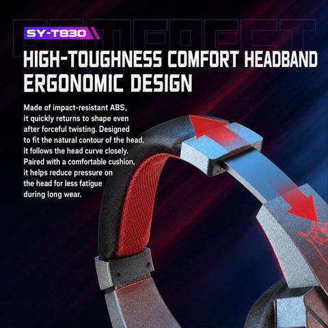 SY830 Over-ear Bluetooth Gaming Earphone with Microphone