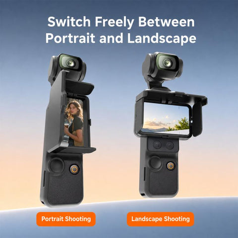 For DJI Osmo Pocket 4P / 4 / 3 Screen Shield Magnetic Folding Anti-Glare Sunshade Cover, Common Version, NFC Version