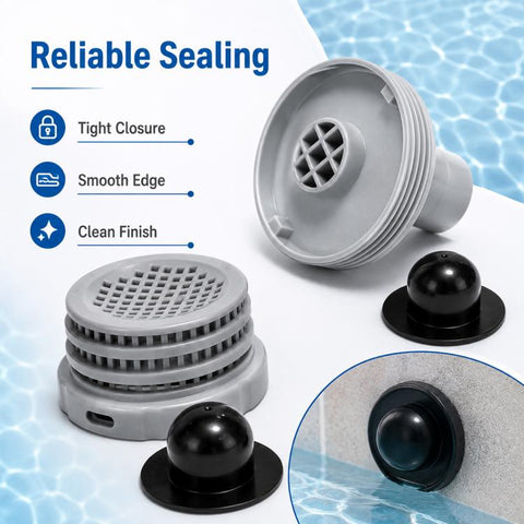25022E 4 in 1 Pool Filter Inlet Nozzle Hose Hole Plug