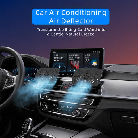 Car 360-degree Rotatable Air Conditioning Air Vent Wind Deflector