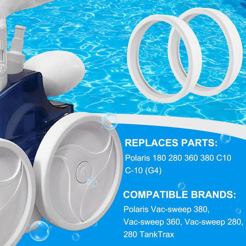 3 PCS/Pack Pool Cleaning Sweeper Tires