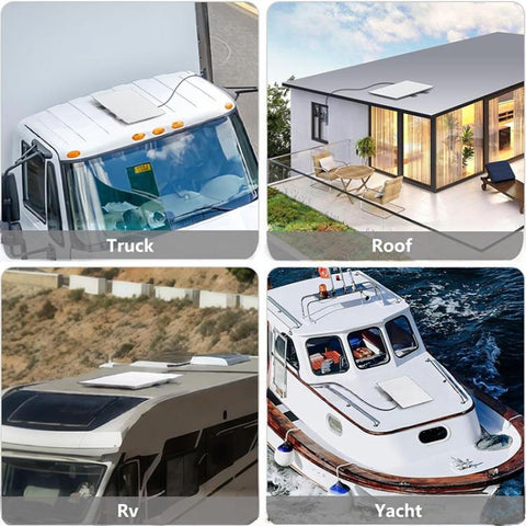 For Starlink Performance Gen3 Aluminum Alloy Base Flat Mount Bracket for RV, Boat, For Starlink Performance Gen3