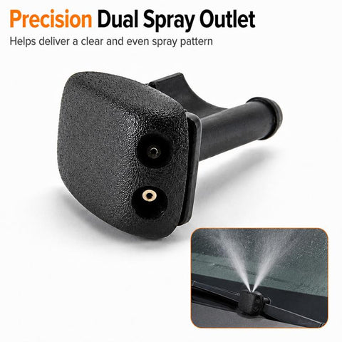 2 PCS/Set Car Front Windshield Washer Wiper Jet Water Spray Nozzle for 1990-2003 BMW 3 Series E36