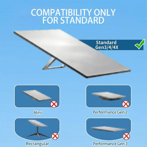 For Starlink Standard Gen3 Outdoor Rooftop Wall-Mounted Auminum Alloy Mount Bracket, For Starlink Standard Gen3