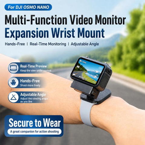 Multi-Function Camera Expansion Mount Backpack Clip, For DJI Osmo Nano