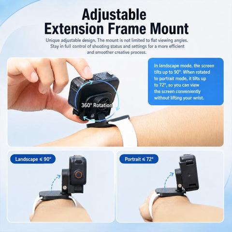 Multi-Function Camera Expansion Mount Backpack Clip, For DJI Osmo Nano