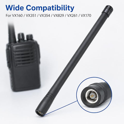 136-174MHz VHF Walkie-Talkie Antenna for Vertex VX-160 / VX-170, Length: 19CM