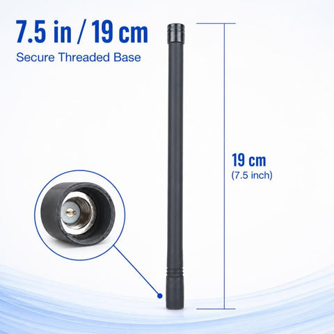 136-174MHz VHF Walkie-Talkie Antenna for Vertex VX-160 / VX-170, Length: 19CM