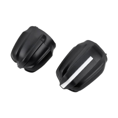 2 PCS/Pack Two-Way Radio Channel Selection and Volume Adjustment Knob Cap for Kenwood NX-340 / NX-240