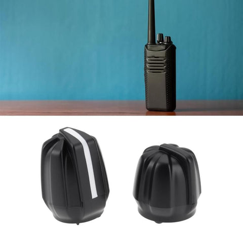 2 PCS/Pack Two-Way Radio Channel Selection and Volume Adjustment Knob Cap for Kenwood NX-340 / NX-240