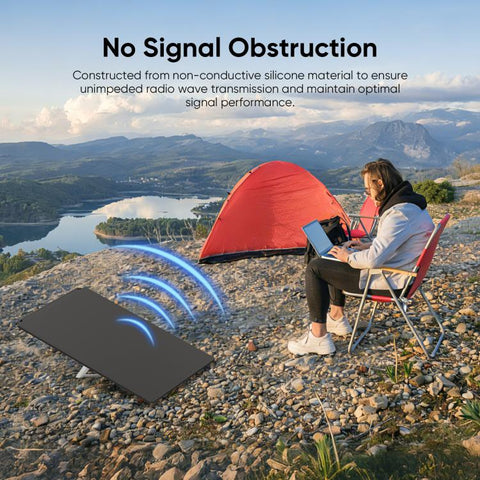 Satellite Disk Waterproof Sandproof Silicone Protective Case, For Starlink Mini