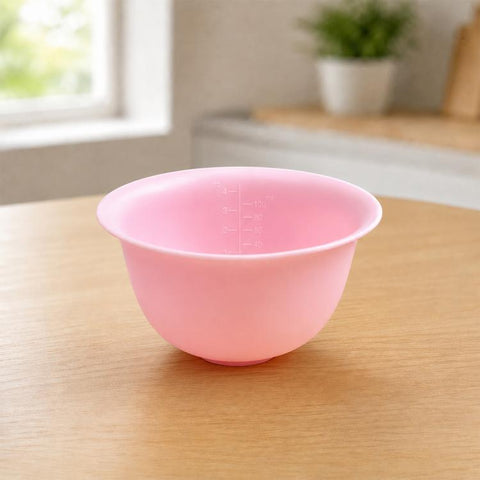 TPE Soft Silicone Facial Mask Mixing Bowl with scale markings, Small, Middle, Large