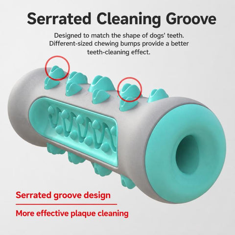 Dog Chewable Bone Shaped Reinforced Gray Shell Teething Stick Pet Toy