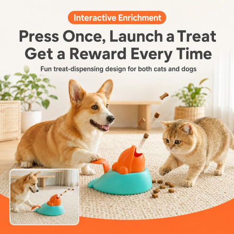Interactive Self-addictive Automatic Feeder Pet Toy
