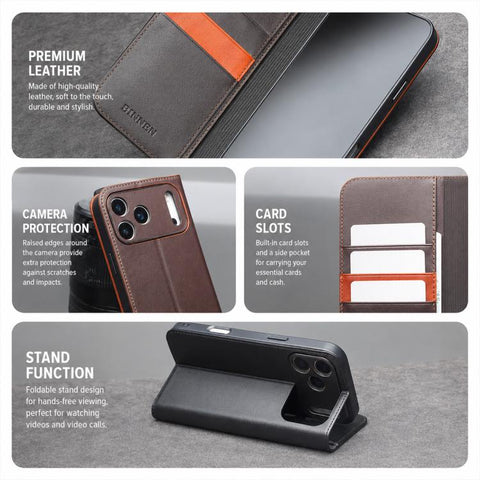 QIALINO Classic Gen2 Genuine Leather Phone Case, For iPhone 18 Pro, For iPhone 18 Pro Max
