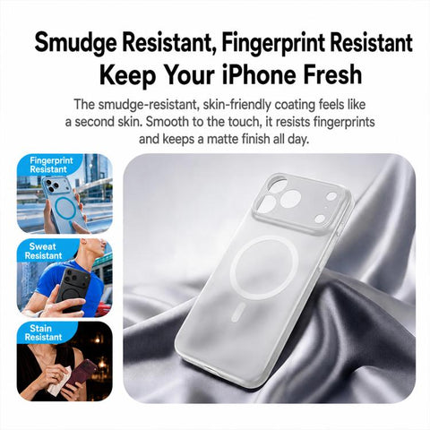 MOMAX SOMA Slim Series Ultra-Thin Skin-Friendly Magnetic Phone Case, For iPhone 18 Pro, For iPhone 18 Pro Max