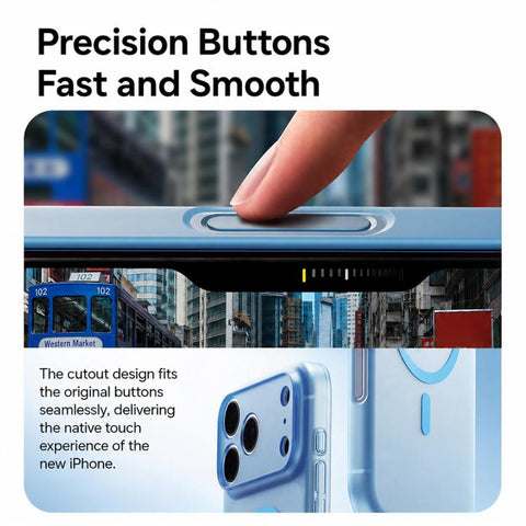 MOMAX SOMA Slim Series Ultra-Thin Skin-Friendly Magnetic Phone Case, For iPhone 18 Pro, For iPhone 18 Pro Max