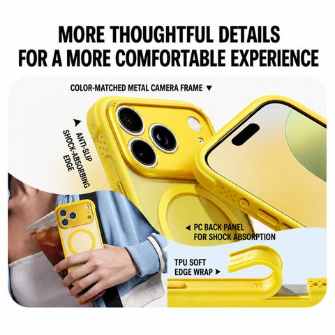 MOMAX SOMA Air Series AirBag Skin-Friendly Magnetic Phone Case, For iPhone 18 Pro, For iPhone 18 Pro Max