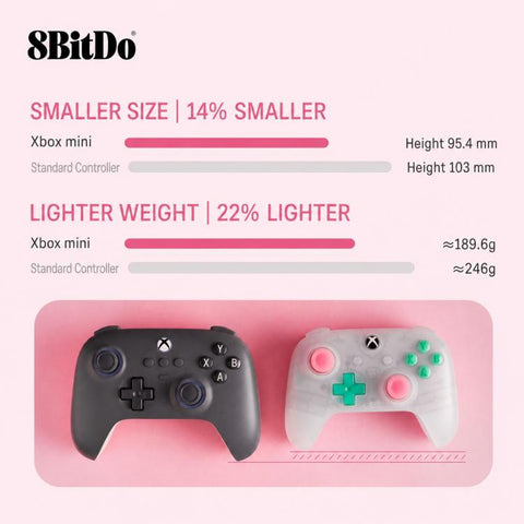 8BitDo Orion Mini Wired Gaming Controller with RGB Light
