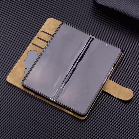 Cartoon Sakura Cat Embossed Leather Phone Case, For Galaxy Z Fold8 5G, For Galaxy Z Fold8 Ultra 5G, For Galaxy Z Fold7 5G