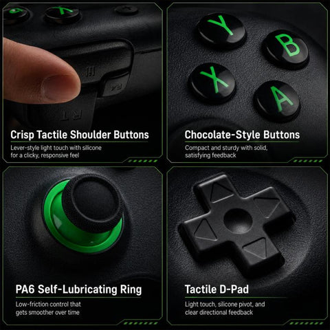 8BitDo Orion Youth Edition 2 Wireless Game Controller Hall Effect Joysticks