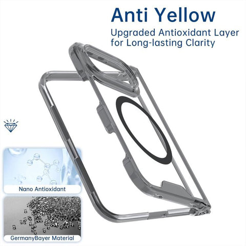 Crystal Acrylic Magnetic Phone Case, For iPhone Duo