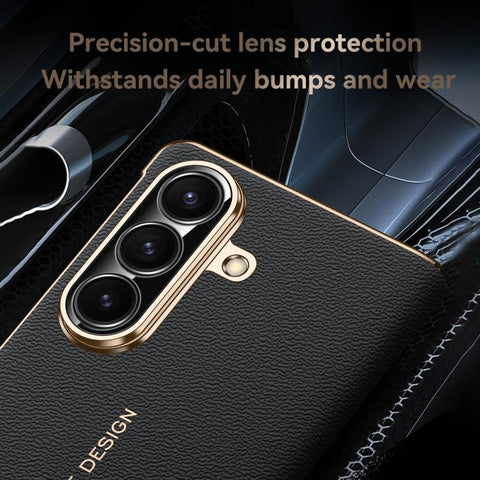 SULADA Transform Into XT Series Shell Film Integrated Magnetic Genuine Leather Phone Case, For Galaxy Z Fold8 Ultra 5G, For Galaxy Z Fold7 5G