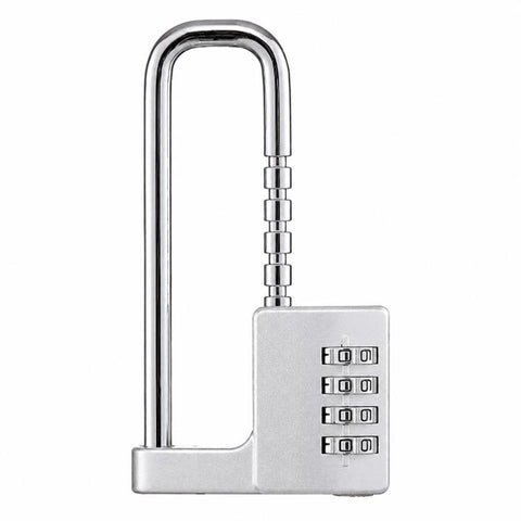 Adjustable Lock-Length Combination Lock for Cabinet Door Handles
