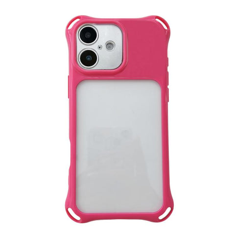 Four-corners Lanyard Holes Acrylic Hybrid TPU  Phone Case, For iPhone 16 Pro, For iPhone 16, For iPhone 15 Pro Max, For iPhone 15 Pro, For iPhone 15