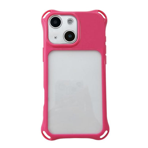 Four-corners Lanyard Holes Acrylic Hybrid TPU  Phone Case, For iPhone 16 Pro, For iPhone 16, For iPhone 15 Pro Max, For iPhone 15 Pro, For iPhone 15