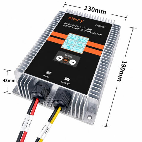 elejoy EMU800W MPPT Step-up Solar Charge Controller