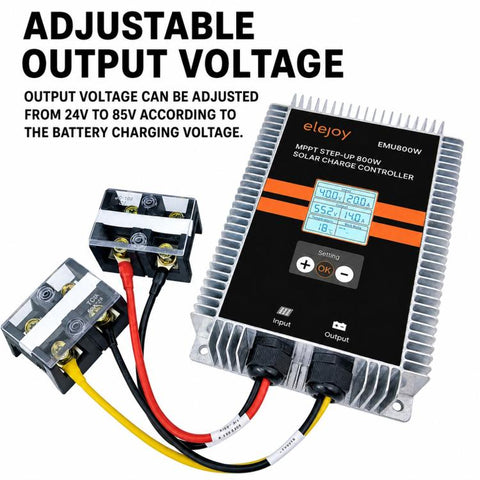 elejoy EMU800W MPPT Step-up Solar Charge Controller