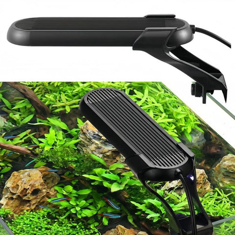 HS-Q30 110V/220V 12W 36 LEDs Clip-on Aquarium Light with Timer and Dimming Function, US Plug, EU Plug, UK Plug, AU Plug