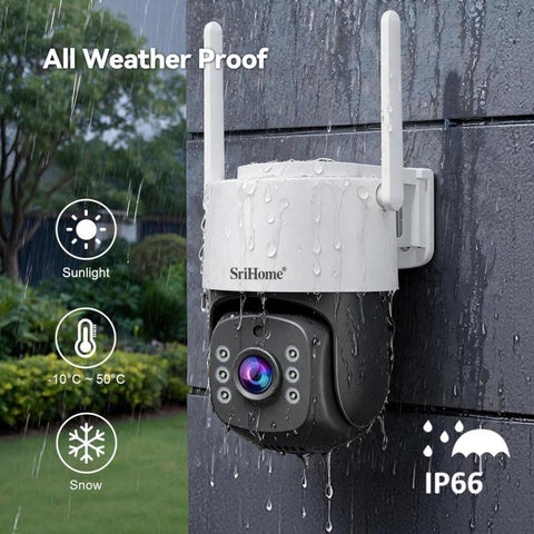 SriHome NVS012-IPC056 5MP 8-Channel NVR WiFi Network Camera Kit Supports 3.5 inch Hard Drives, EU Plug, US Plug, UK Plug, AU Plug