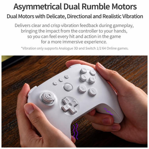 8BitDo N64 Bluetooth Game Controller Gamepad, N64 Bluetooth White, N64 Bluetooth Black