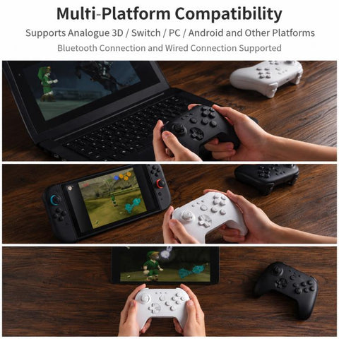 8BitDo N64 Bluetooth Game Controller Gamepad, N64 Bluetooth White, N64 Bluetooth Black