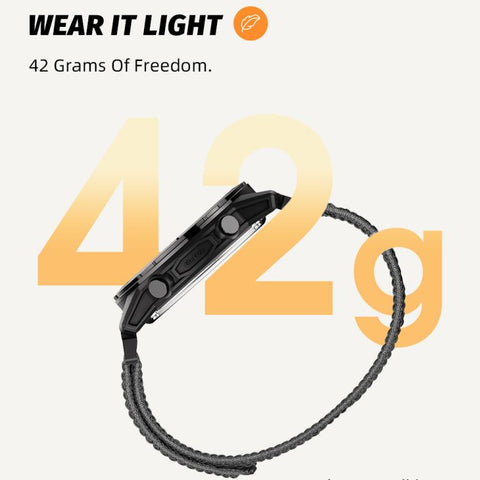NORTH EDGE LiteCore Men Outdoor Waterproof Compass Pedometer Smart Sports Watch