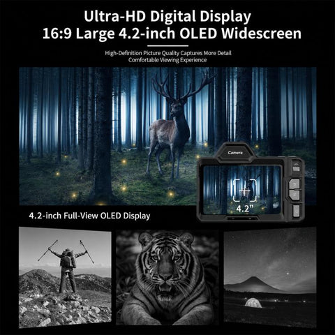 007 Full-Color Night Vision WiFi 4K High-Definition Digital Camera