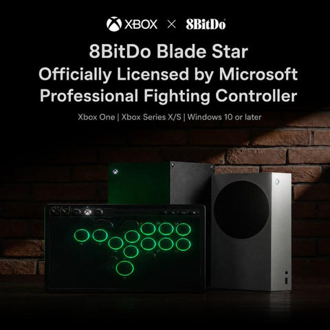 8BitDo Tianren Star Arcade Gaming Controller for Xbox Series / Windows PC, For Xbox