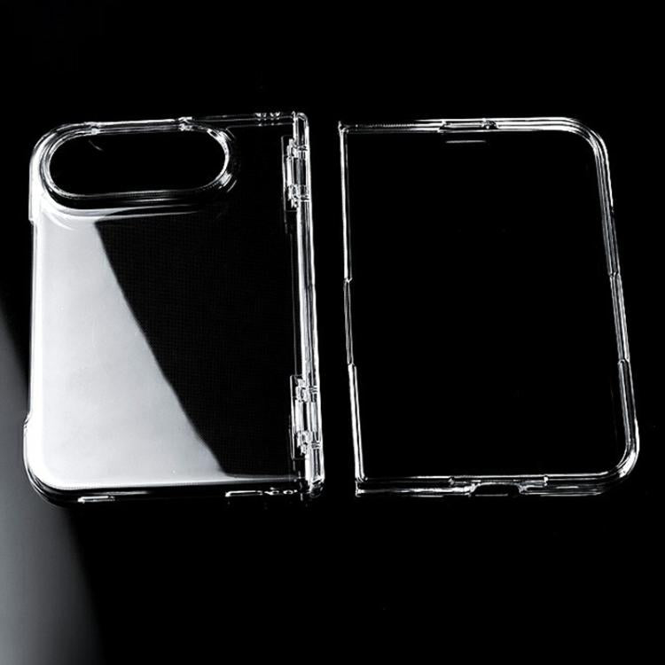 Clear Central Axis PC Phone Case, For iPhone Duo