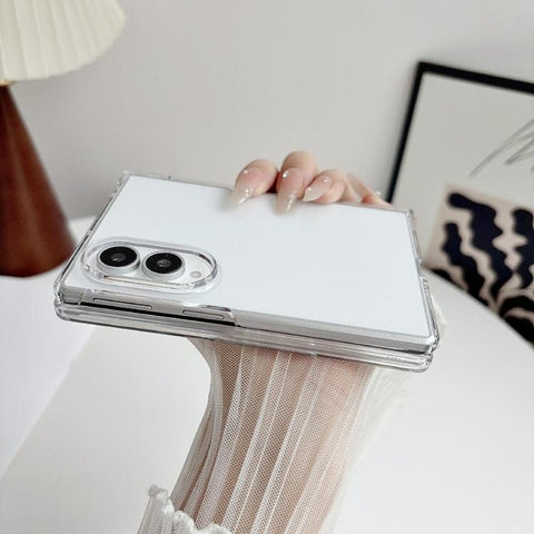 Integrated Pen Slot Hinge Folding Phone Case, No Stylus, For Galaxy Z Fold8 5G
