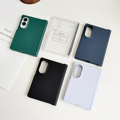 Integrated Pen Slot Hinge Folding Phone Case, No Stylus, For Galaxy Z Fold8 5G
